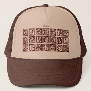Alphabet Hat Keps
