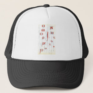 Alphabet Hat Truckerkeps