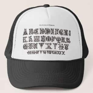 Alphabet Hat Truckerkeps