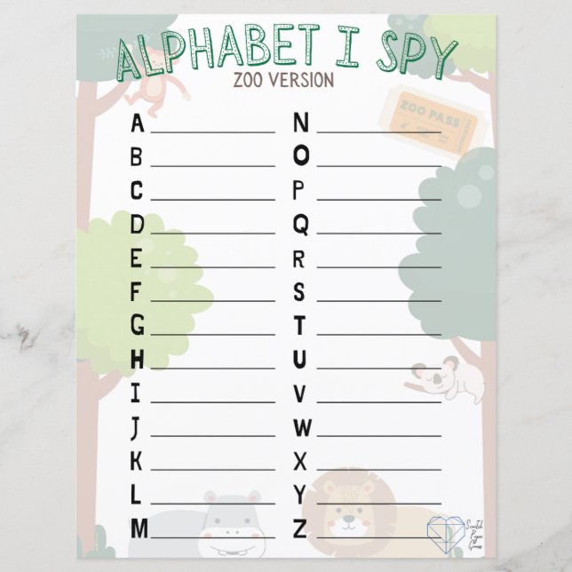Alphabet I Spy (Framsida)