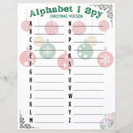 Alphabet I Spy - julversion