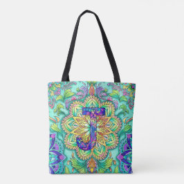 Alphabet J mandala Tygkasse