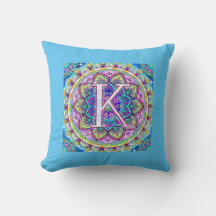 Alphabet K mandala
