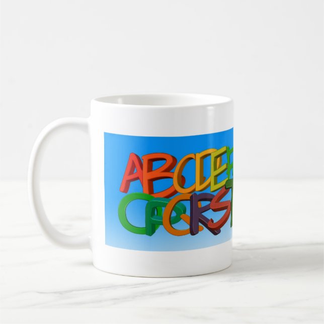Alphabet Kaffemugg (Vänster)
