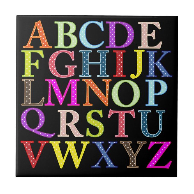 Alphabet Kakelplatta (Framsidan)