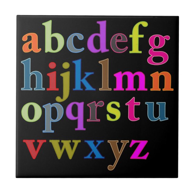 Alphabet Kakelplatta (Framsidan)