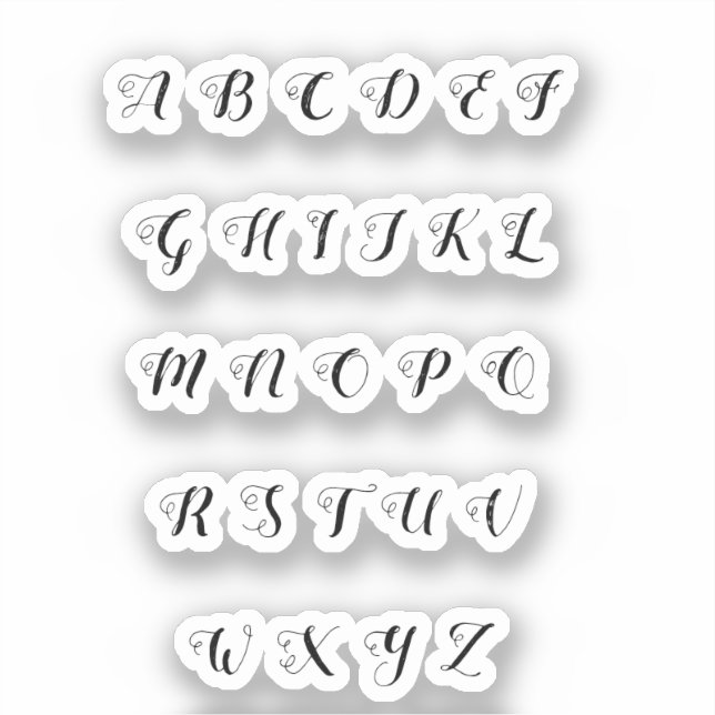Alphabet Klistermärken (Framsida)