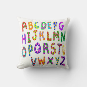 Alphabet Kudde