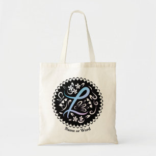 Alphabet L Monogram Handwriter Tygkasse