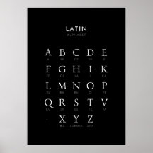 Alphabet Latin Language