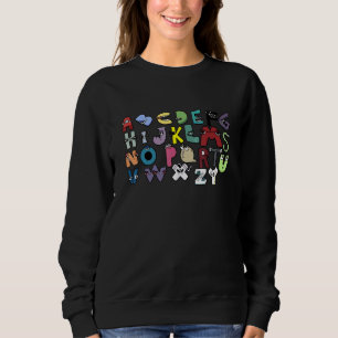 Alphabet Lore Costume for Boys Matchning Learning T Shirt