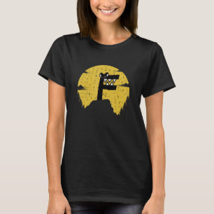 Alphabet Lore f Brev Boys Retro Sunset Mountain T Shirt