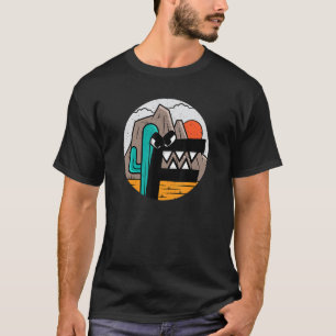 Alphabet Lore f Costume Sunset Desert Cactus Villa T Shirt