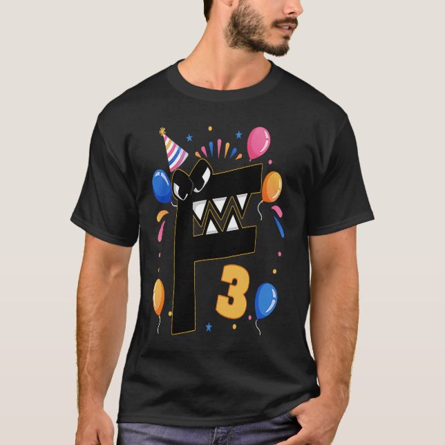 Alphabet Lore i 3 år T Shirt (Framsida)