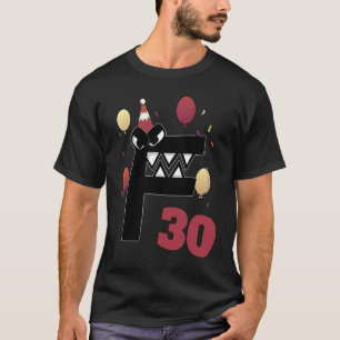 Alphabet Lore om 30 år 30års födelsedag Boys Villa T Shirt