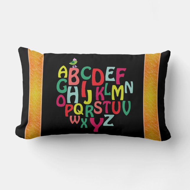 Alphabet Lumbarkudde (Framsida)