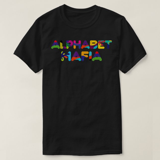 Alphabet Mafia  T Shirt (Design framsida)