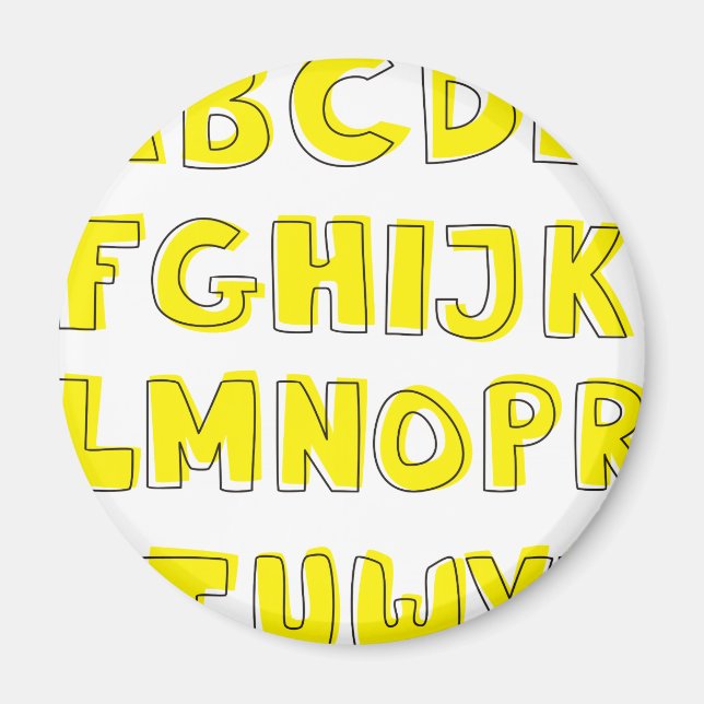 Alphabet Magnet (Framsidan)