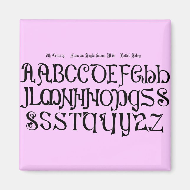 Alphabet Magnet (Framsidan)