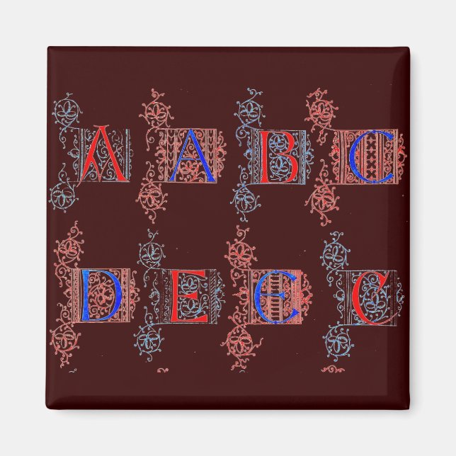 Alphabet magnet (Framsidan)