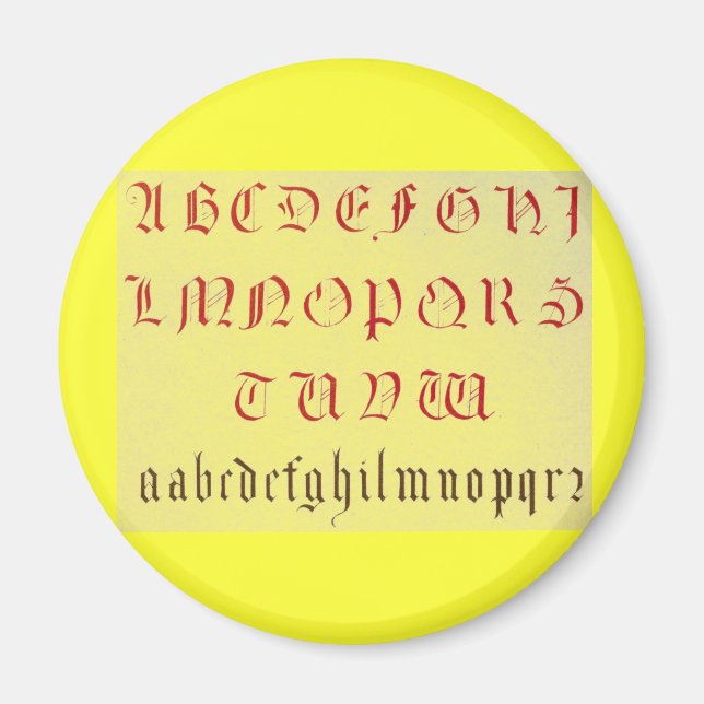 Alphabet Magnet (Framsidan)
