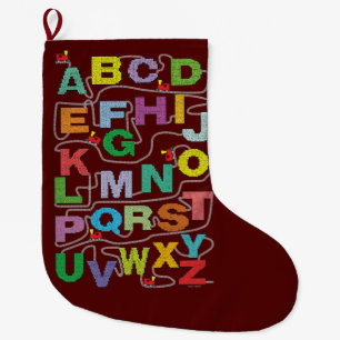 Alphabet Maze Puzzles Railroad Stor Julstrumpa