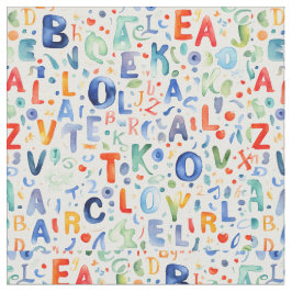 Alphabet Mönster Tyg