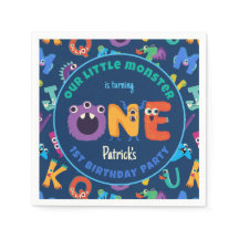 Alphabet Monsters 1:a födelsedag vår lilla monster