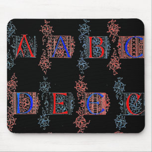 Alphabet Mouse Pad Musmatta