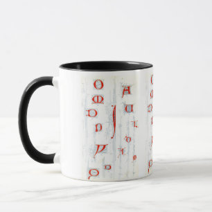 Alphabet Mugg