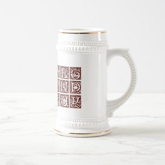 Alphabet Mugg under 1600-talet (Höger)