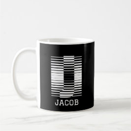 ALPHABET NAMN J - INITIAL J - PERSONLIG NAMN KAFFEMUGG
