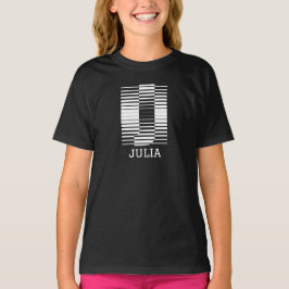 ALPHABET NAMN J - INITIAL J - PERSONLIG NAMN T SHIRT
