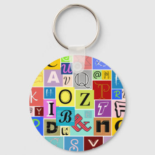 Alphabet Nyckelring