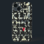 Alphabet Painting av Norman Wyatt<br><div class="desc">Om du tar synprov från kärlek är det här målningen till dig! Brev i det engelska alfabetet påtvingas varandra,  nästan dunkar de i den här målningen av Norman Wyatt. Brev Y framträder tack vare dess rosa färgning.</div>