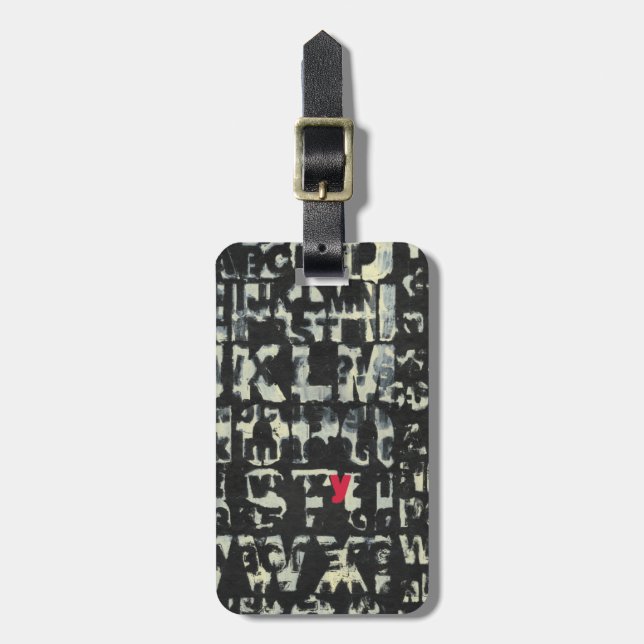 Alphabet Painting av Norman Wyatt Bagagebricka (Vertikal Framsida)