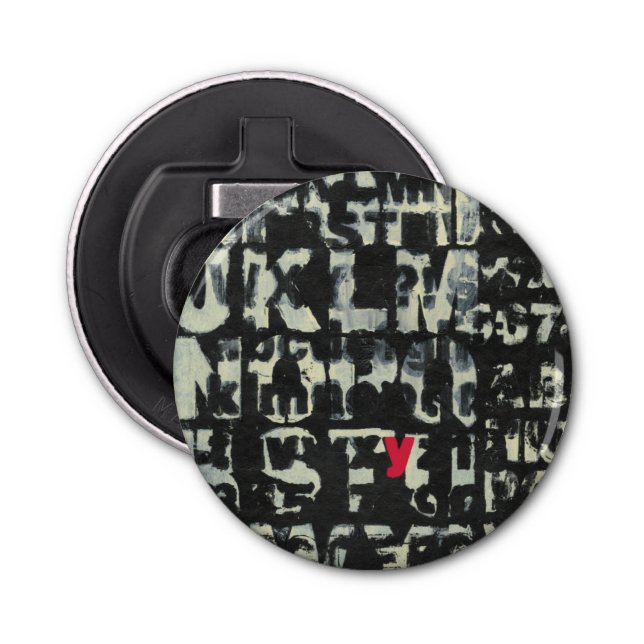 Alphabet Painting av Norman Wyatt Flasköppnare (Framsidan)