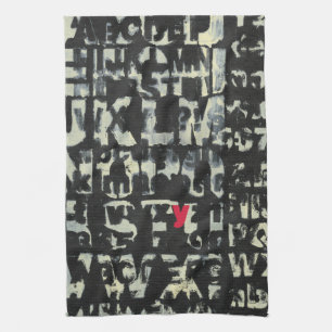 Alphabet Painting av Norman Wyatt Kökshandduk