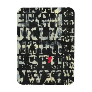 Alphabet Painting av Norman Wyatt Magnet