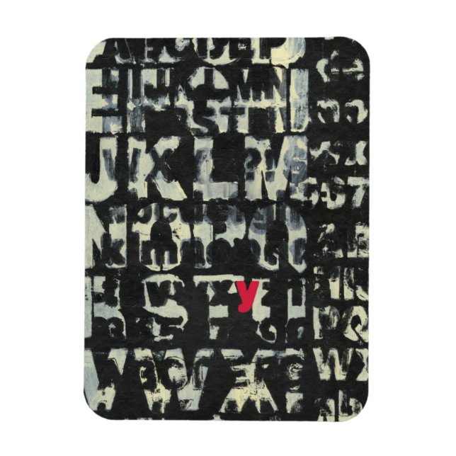 Alphabet Painting av Norman Wyatt Magnet (Vertikal)