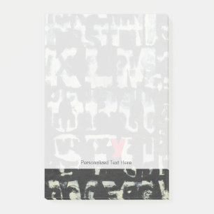 Alphabet Painting av Norman Wyatt Post-it Block