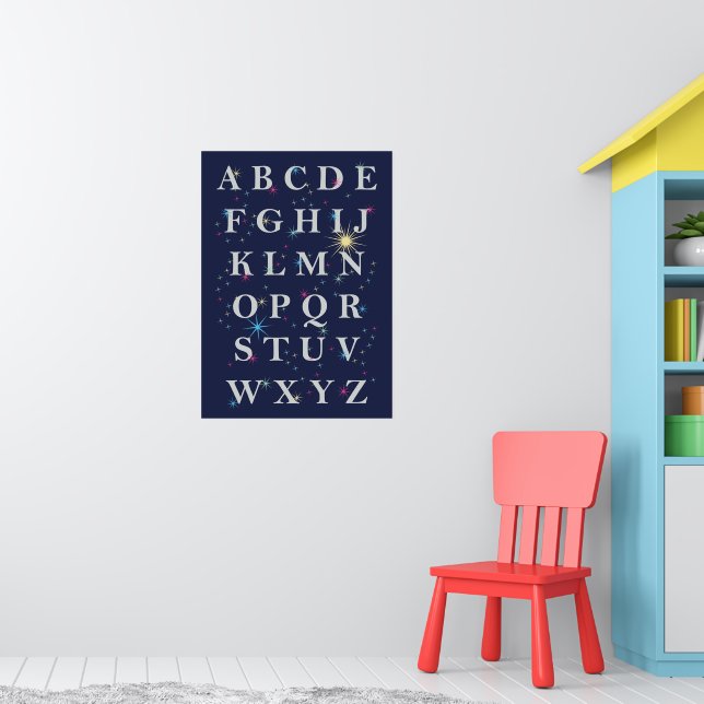 Alphabet Poster (Barnkammare 1)