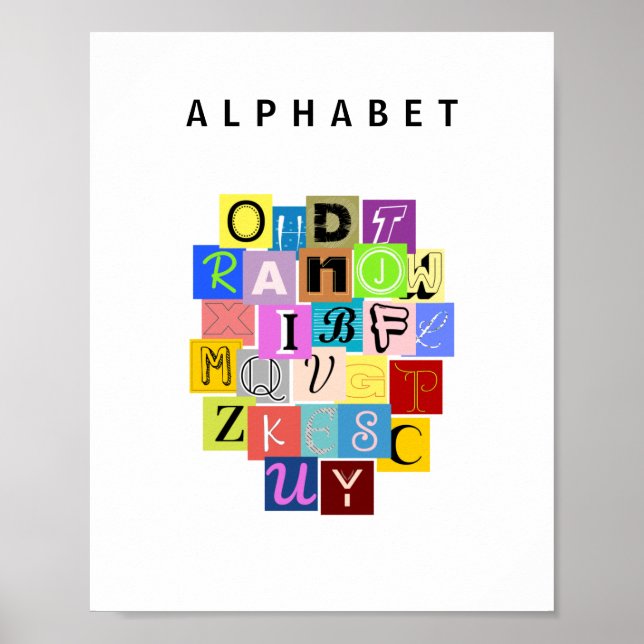 Alphabet Poster (Framsidan)