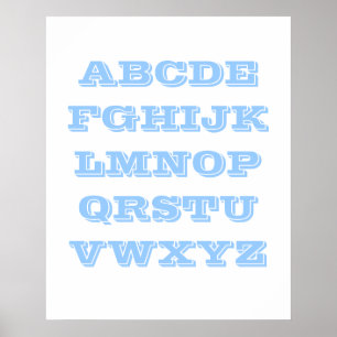 Alphabet Poster