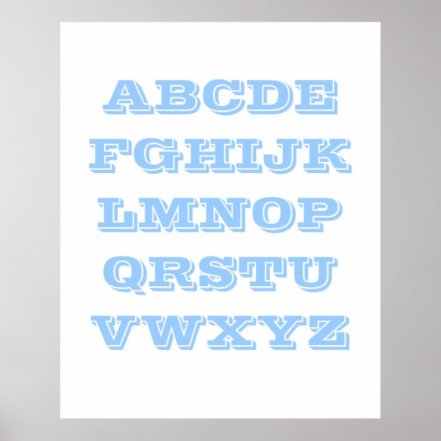 Alphabet Poster (Framsidan)