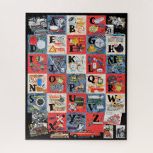 Alphabet Puzzle för bildelar