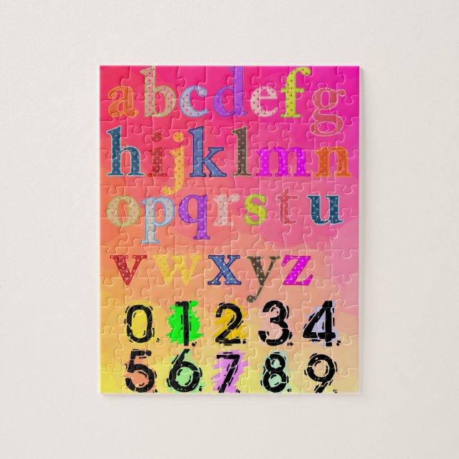 Alphabet Puzzle Pussel (Vertikal)