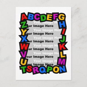 Alphabet Ram Vykort