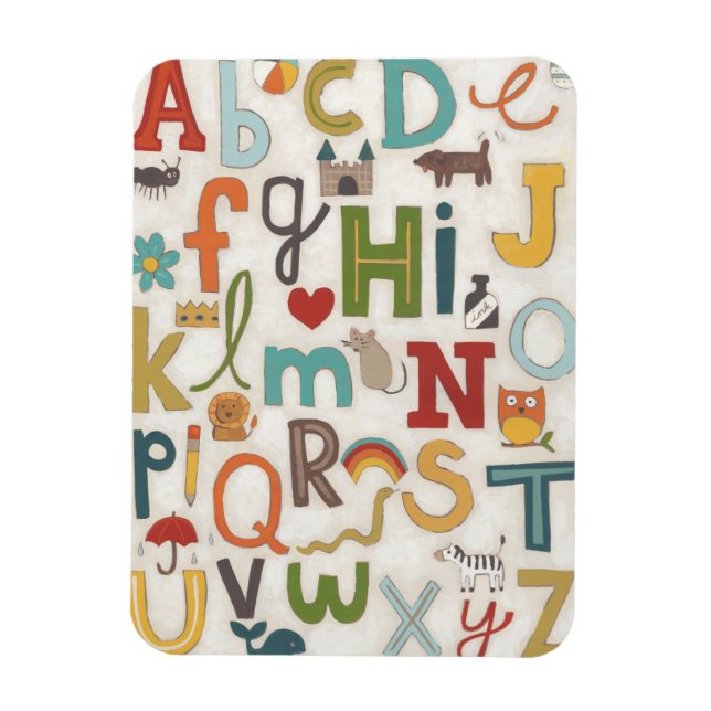 Alphabet Soppa Magnet (Vertikal)