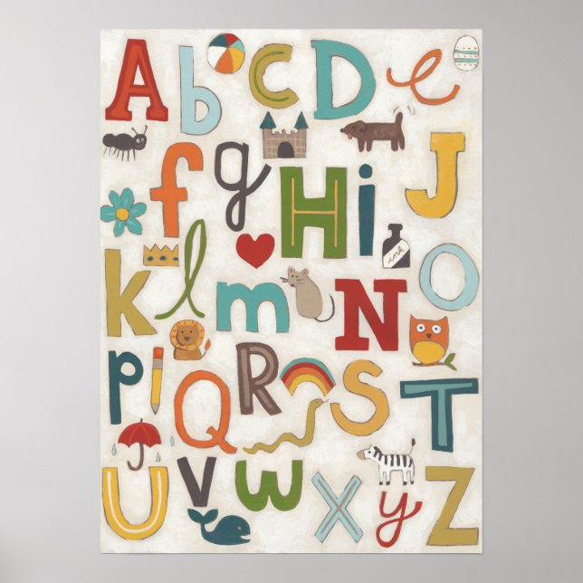 Alphabet Soppa Poster (Framsidan)